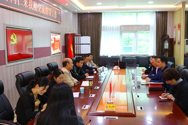 机关党委来beat365官网交流指导党建工作